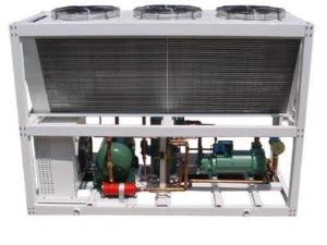 Muaj Cua Txias Dej Chiller nrog Scroll Compressor ntawm Box Hom